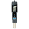 Handheld digital water tester, the Temperature TRACER - 1766, displays 3000 ppm and 13.0°C. Features Tracer PockeTester branding and buttons for Mode, Cal, On/Off, and salt/pH/TDS readings. Salt/pH/TDS/Temp TRACER PockeTester™
